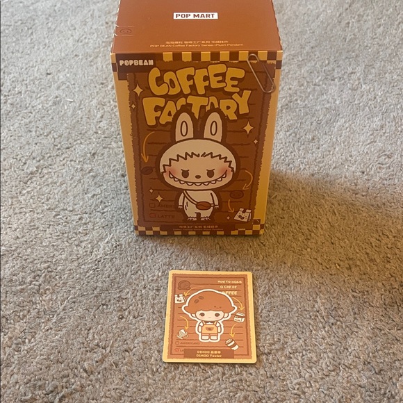 Pop Mart Coffee Factory Dimoo Taster Plush Charm - Picture 1 of 4